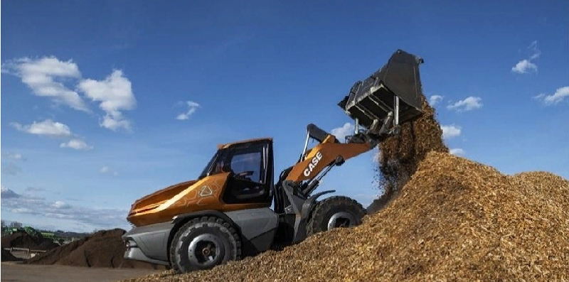 колёсный погрузчик Case с газовым двигателем